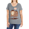 french toast kiss Ladies Curvy T-Shirt