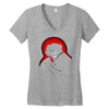 mr. bat tan Women's V-Neck T-Shirt