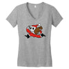 stealingchristmas1 Women's V-Neck T-Shirt