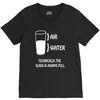 technically the glass is always full V-Neck Tee