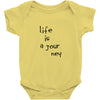 life is a journey Baby Onesie