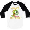 World's Best Boss Mario 3/4 Sleeve Shirt