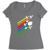 rebellious streaks Women's Triblend Scoop T-shirt