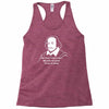 shakespeare beard quote much ado about nothing Racerback Tank