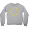 EU Stars Europe, European Union Flag, Symbol, Sign Crewneck Sweatshirt