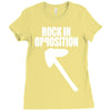 rock in opposition Ladies Fitted T-Shirt