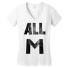 deku all m t shirt hero academia galaxy Women's V-Neck T-Shirt