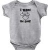 i want the gold Baby Onesie