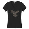 dove typography Women's V-Neck T-Shirt
