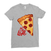 pizza my life Ladies Fitted T-Shirt