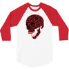 geometric skull 3/4 Sleeve Shirt