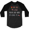 are red is red 3/4 Sleeve Shirt