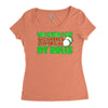funny golf the older i get, ideal gift, birthday present Women's Triblend Scoop T-shirt