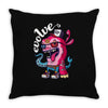 bad milk Throw Pillow