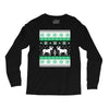 reindeer christmas ugly sweater Long Sleeve Shirts