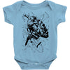 venom vs spiderman Baby Bodysuit