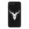 deer head vector white logo iPhone 7 Plus Case