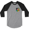 Flower Pocket 3/4 Sleeve Shirt