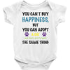 you can't buy happiness, but you can adopt a cat and that's pretty muc Baby Bodysuit