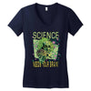 science needs your brain Women's V-Neck T-Shirt