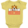 bad dog 3 Baby Bodysuit