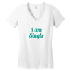 single Women's V-Neck T-Shirt