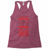 horror movies, pizza and beer Racerback Tank