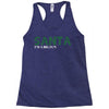 santa i'm a big fun Racerback Tank