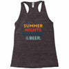 Summer Night Bonfires Beer Racerback Tank
