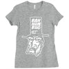 buh humbug scrooge Ladies Fitted T-Shirt