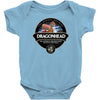 dragon head beer label, ideal gift or birthday present Baby Bodysuit