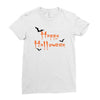 happy halloween Ladies Fitted T-Shirt