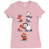 red fusion Ladies Fitted T-Shirt