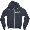 golf 3d Zipper Hoodie