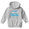 Only the Best Dads get Promoted to Papa Youth Hoodie