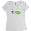 foiled again Women's Triblend Scoop T-shirt