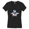 fight the puft Women's V-Neck T-Shirt