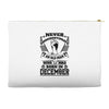 Never Underestimate Old Man Who Was Born December Accessory Pouches