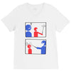 selfie smash V-Neck Tee