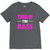 turn up the bass V-Neck Tee