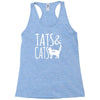tats and cats Racerback Tank