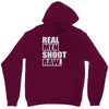 real men shoot raw Unisex Hoodie