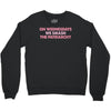 on wednesdays we smash the patriarchy Crewneck Sweatshirt