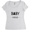 baby bear Women's Triblend Scoop T-shirt