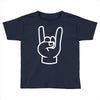 rock and roll throwing horns Toddler T-shirt