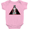 david with rose tattoo Baby Bodysuit