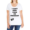 I Can't Keep Calm I'm Pregnant Ladies Curvy T-Shirt