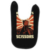 rock beat scissors Baby Bibs