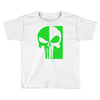 mad engine marvel brand punisher scar glow in the dark Toddler T-shirt