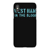 west ham in the blood retro style new iPhoneX Case